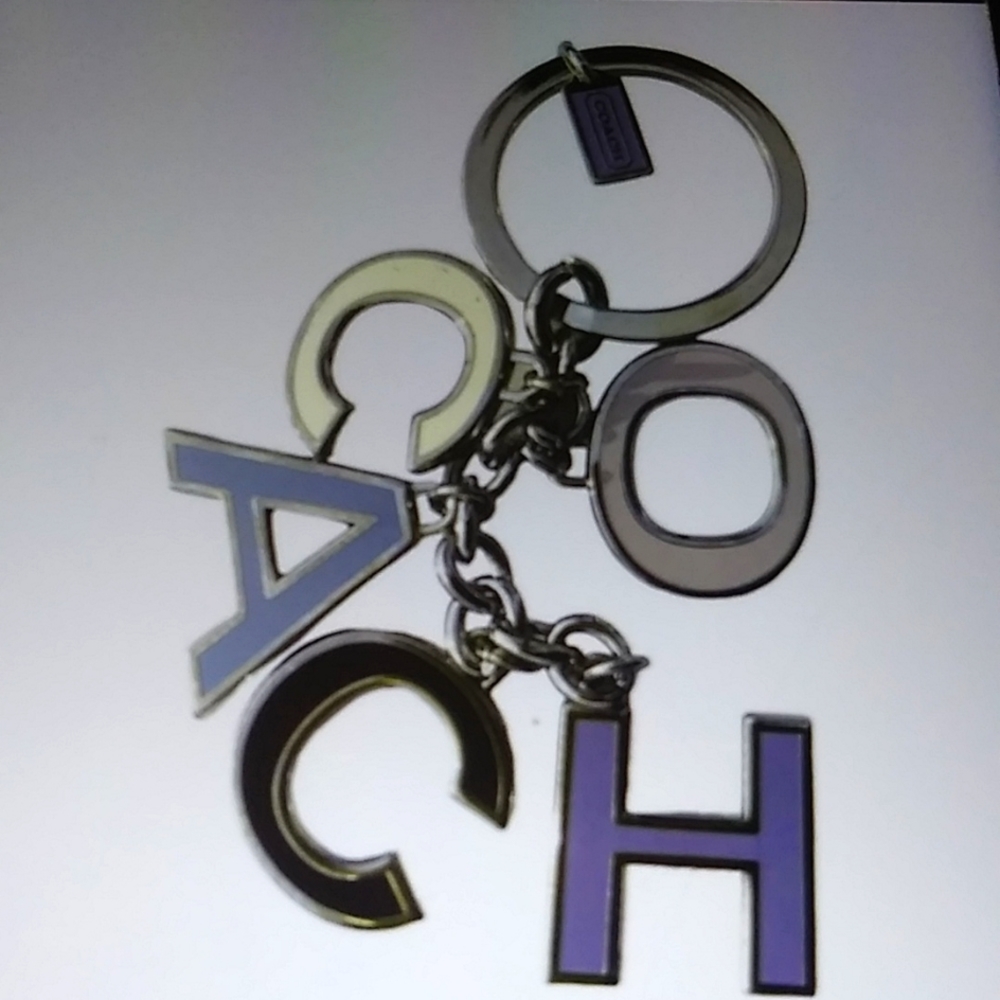 NWOT. Coach letter by letter keychain. Retired piece.